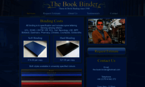 The-book-binder.co.uk thumbnail