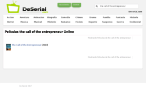 The-call-of-the-entrepreneur.deserial.com thumbnail