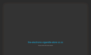 The-electronic-cigarette-store.co.cc thumbnail