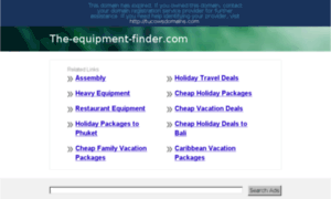 The-equipment-finder.com thumbnail