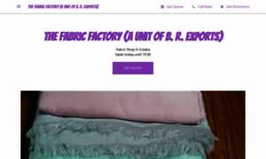 The-fabric-factory-a-unit-of-b-r-exports.business.site thumbnail