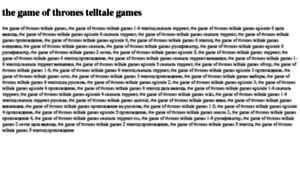The-game-of-thrones-telltale-games.tdsse.com thumbnail