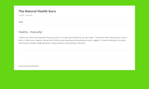 The-natural-health-guru.com thumbnail