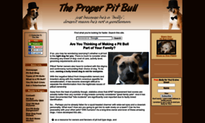 The-proper-pitbull.com thumbnail