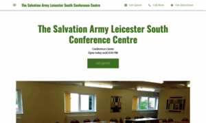 The-salvation-army-leicester-south-conference.business.site thumbnail