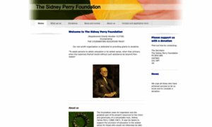 The-sidney-perry-foundation.co.uk thumbnail