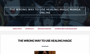 The-wrong-way-to-use-healing-magic.online thumbnail