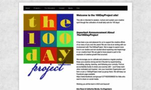 The100dayproject.com thumbnail