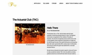 Theactuarialclub.com thumbnail