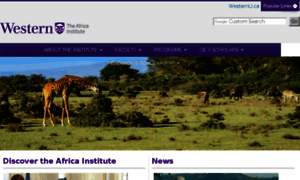 Theafricainstitute.uwo.ca thumbnail