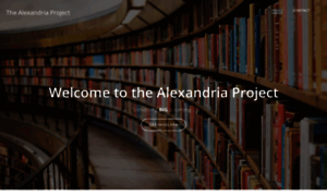 Thealexandriaproject.org thumbnail