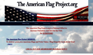 Theamericanflagproject.org thumbnail