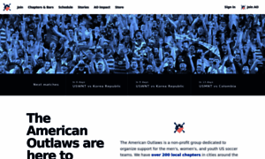 Theamericanoutlaws.com thumbnail