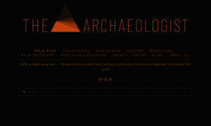 Thearchaeologist.org thumbnail
