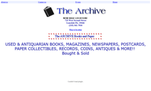 Thearchivebooksandpaper.com thumbnail