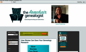 Thearmchairgenealogist.com thumbnail