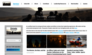 Thearmyleader.co.uk thumbnail