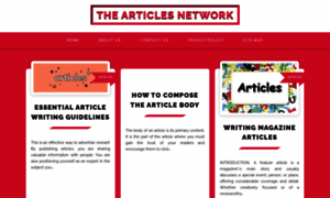 Thearticlesnetwork.com thumbnail