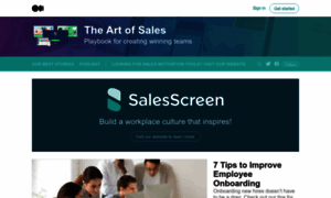 Theartofsales.salesscreen.com thumbnail