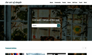 Theartofsimple.net thumbnail