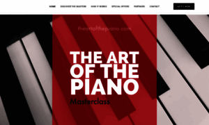 Theartofthepiano.com thumbnail