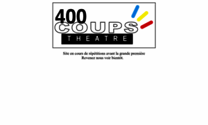 Theatredes400coups.fr thumbnail