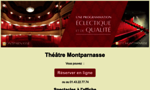 Theatremontparnasse.com thumbnail