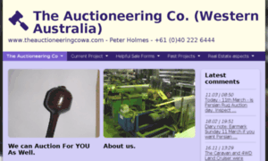 Theauctioneeringcowa.com thumbnail