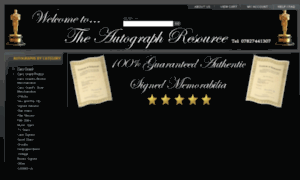 Theautographresource.com thumbnail