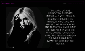 Theavrillavignefoundation.org thumbnail