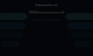 Thebackpacker.com thumbnail