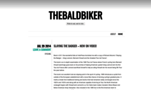 Thebaldbiker.wordpress.com thumbnail