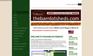 Thebarnlotsheds.com thumbnail