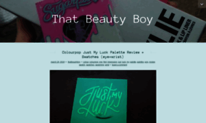 Thebeautyboysite.wordpress.com thumbnail