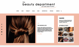 Thebeautydepartment.com thumbnail