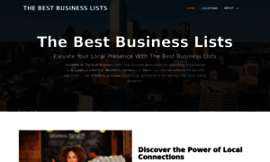 Thebestbusinesslists.com thumbnail