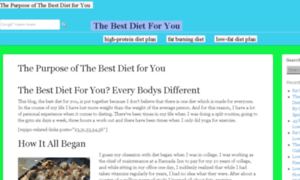 Thebestdiet4you.com thumbnail