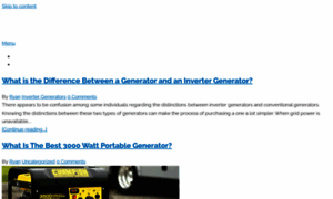 Thebestgenerators.com thumbnail