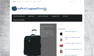 Thebestluggagebrands.com thumbnail