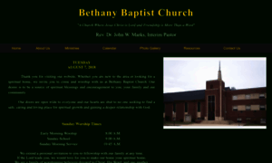 Thebethanybaptistchurch.org thumbnail