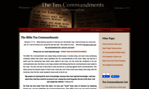 Thebible-tencommandments.com thumbnail