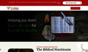 Thebiblicalnutritionist.com thumbnail