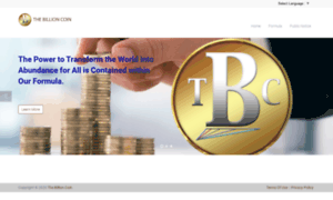 Thebillioncoin.info thumbnail