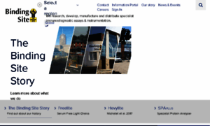 Thebindingsite.com thumbnail