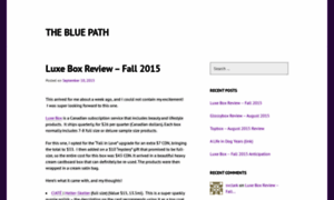 Thebluepath.wordpress.com thumbnail
