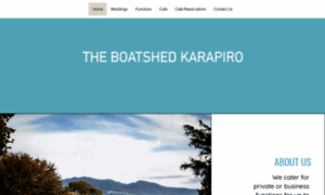 Theboatshedkarapiro.co.nz thumbnail