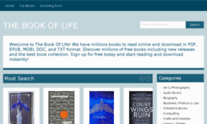 Thebook-oflife.net thumbnail