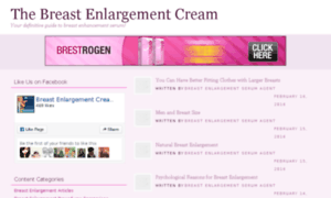 Thebreastenlargementcream.com thumbnail