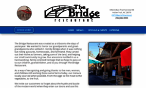 Thebridgerestaurantnc.com thumbnail