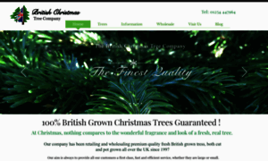 Thebritishchristmastreecompany.com thumbnail